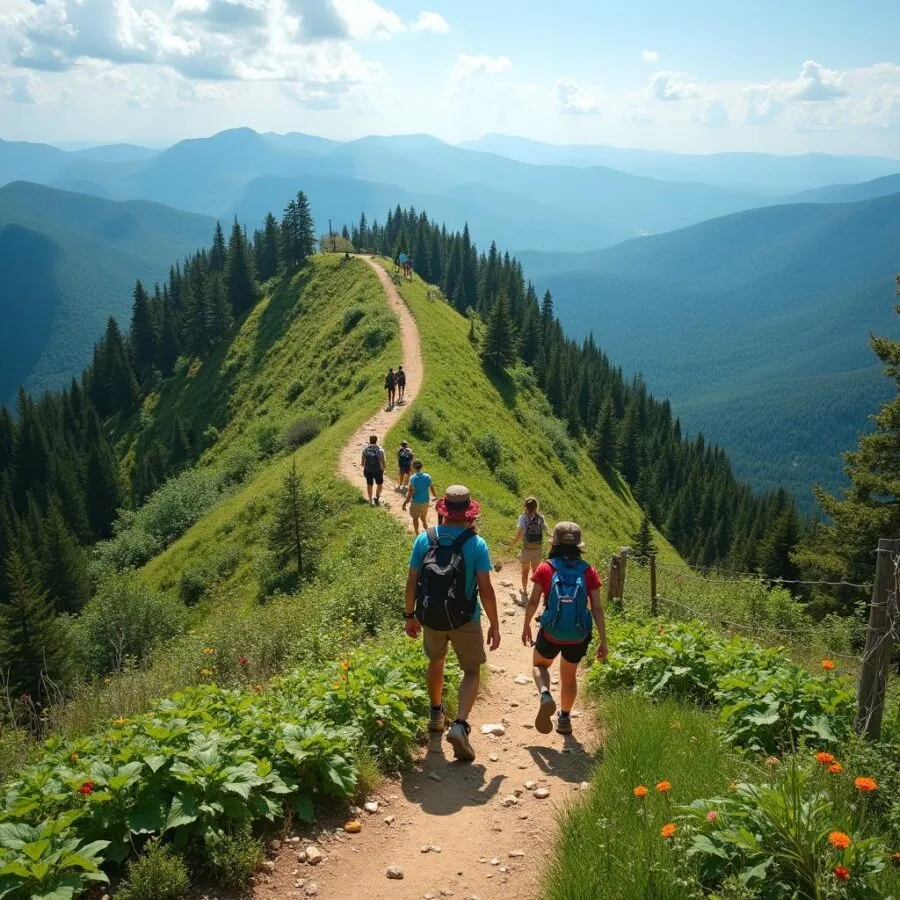 Lackowa z dzieckiem – przewodnik po najkrótszym szlaku i atrakcjach na szczycie